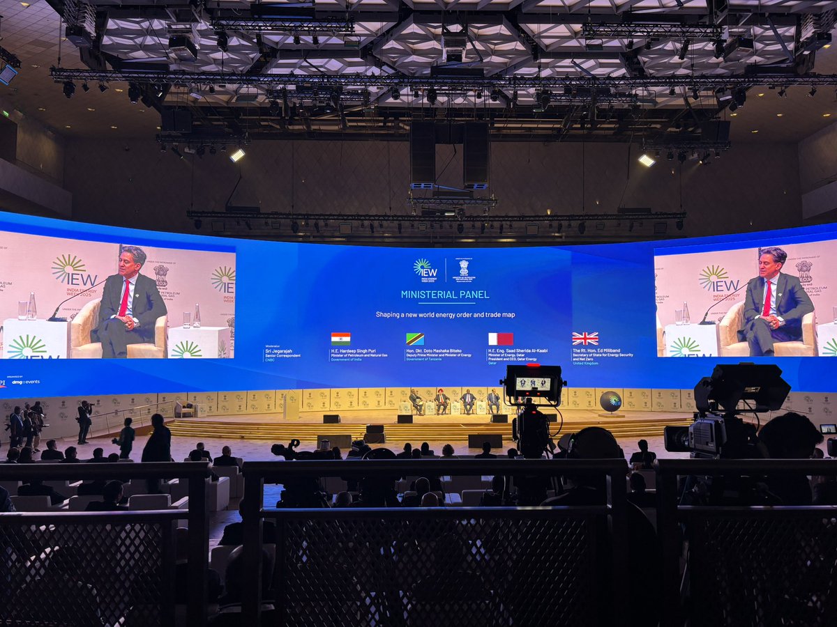 The UK “is a price-taker, not a price-maker” in the international oil and gas markets, minister Ed Miliband said at India Energy Week today. Russia’s invasion of Ukraine and the high prices that followed was a “huge wake-up call” on market pricing, he added, calling the UK a