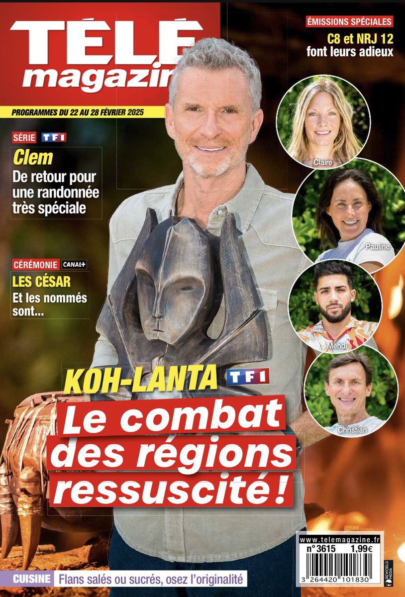 Romuald FERRER (@romualdferrer) on Twitter photo En Une de <a href="/telemagazine/">Télé Magazine</a> <a href="/DenisBrogniart/">Denis Brogniart</a> pour la nouvelle saison de <a href="/KohLantaTF1/">Koh-Lanta</a> dès le mardi 25/02 sur <a href="/TF1/">TF1</a> et <a href="/tf1plus/">TF1+</a> En Une de <a href="/telemagazine/">Télé Magazine</a> <a href="/DenisBrogniart/">Denis Brogniart</a> pour la nouvelle saison de <a href="/KohLantaTF1/">Koh-Lanta</a> dès le mardi 25/02 sur <a href="/TF1/">TF1</a> et <a href="/tf1plus/">TF1+</a>