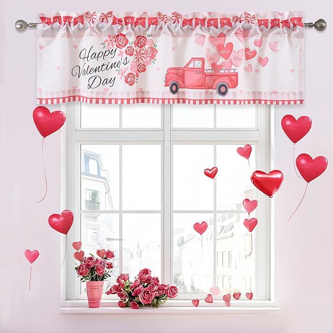 DriftAway_home's tweet image. 🎀Decorate for the Season of Love!
🌐amazon.com/DriftAway-Vale…

💖This ready-made valance brings an effortless touch of romance to any room with its heart-shaped, rose-adorned design and soft, semi-sheer fabric. 

#valentinesdaydecor #windowvalance #valentinesday #homedecor