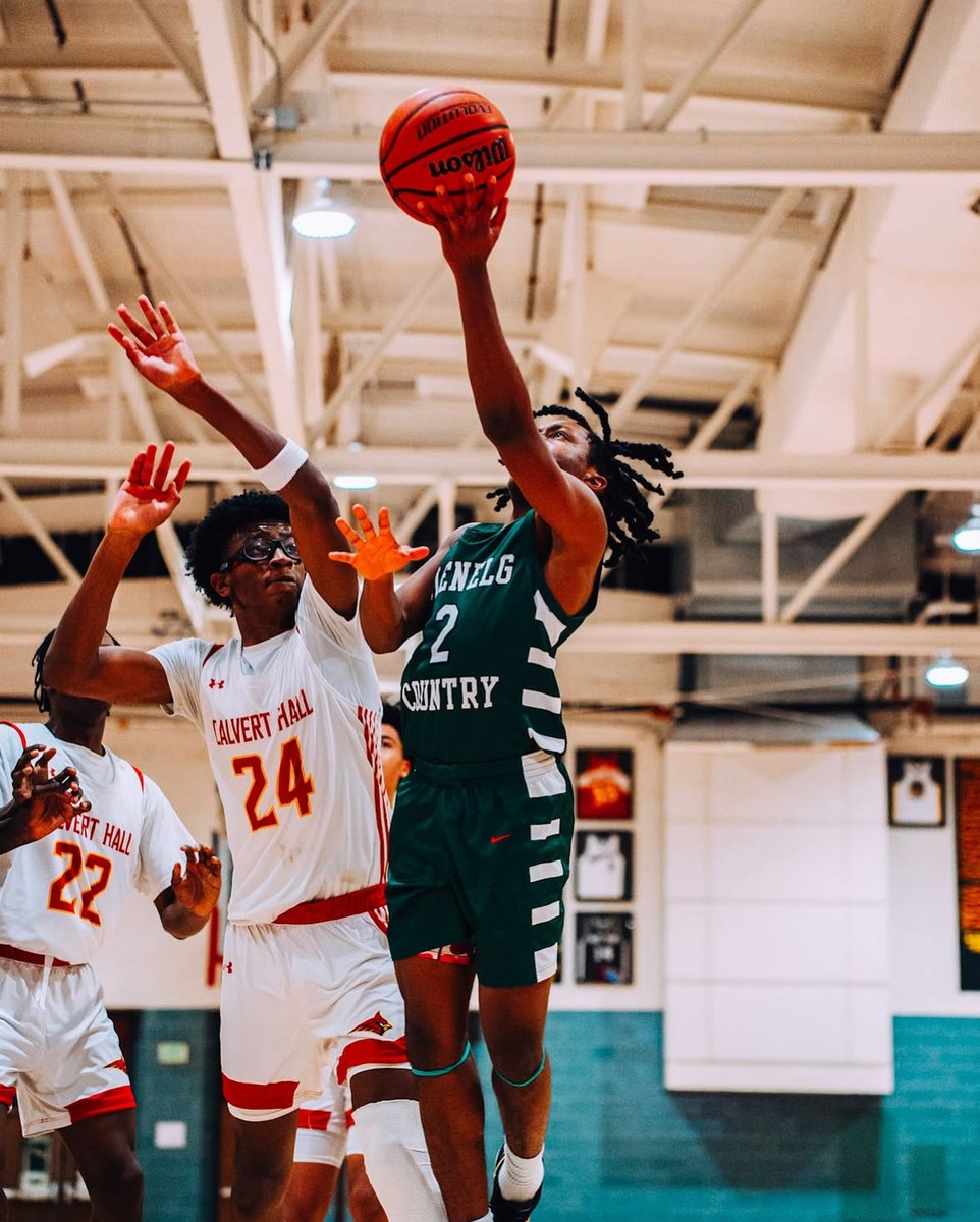 Glenelg Country Day (MD) point guard Ron Alford caught our eye last summer with his two-way skills.

Alford does a good job guarding the ball using his footwork, quickness, and hands to poke the ball free. On offense, he's a shooting threat that changes speed to get downhill.