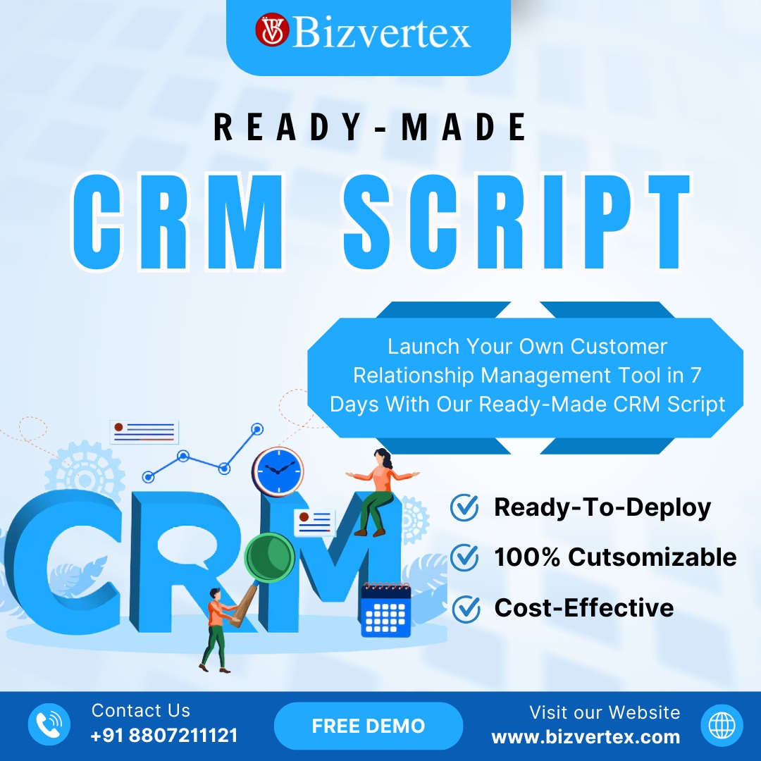 bizvertex's tweet photo. Transform how you interact with clients with #Bizvertex’s #CRMScript. Boost productivity, optimize processes, and foster lasting customer relationships—perfect for #businesses looking for an efficient #CRM solution!

Free Demo <> https://t.co/fza6AFZoP7

#crmsoftware #crmtools https://t.co/Umv6fiLT2z