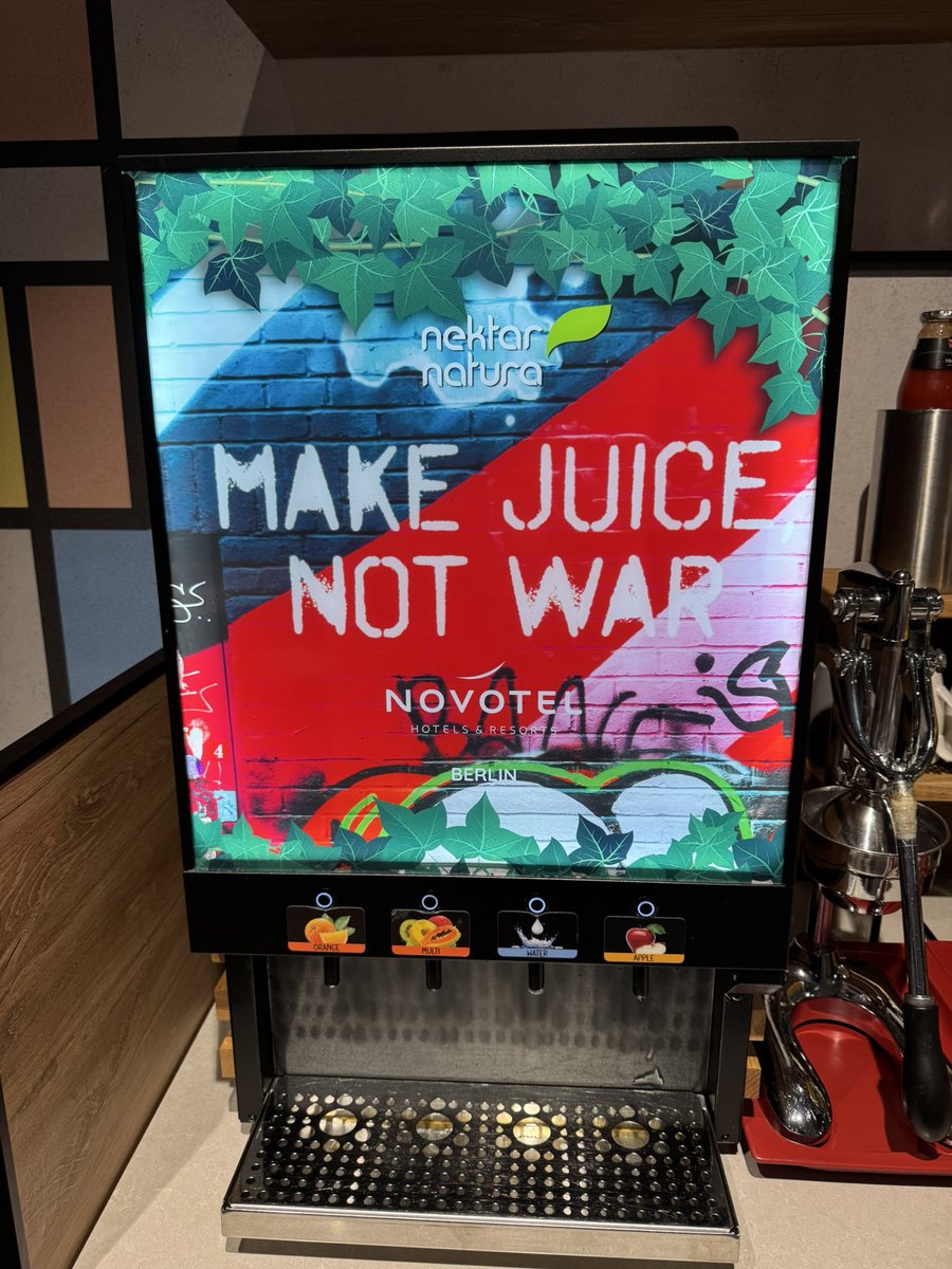 breakfast in berlin is dope the juice machine however