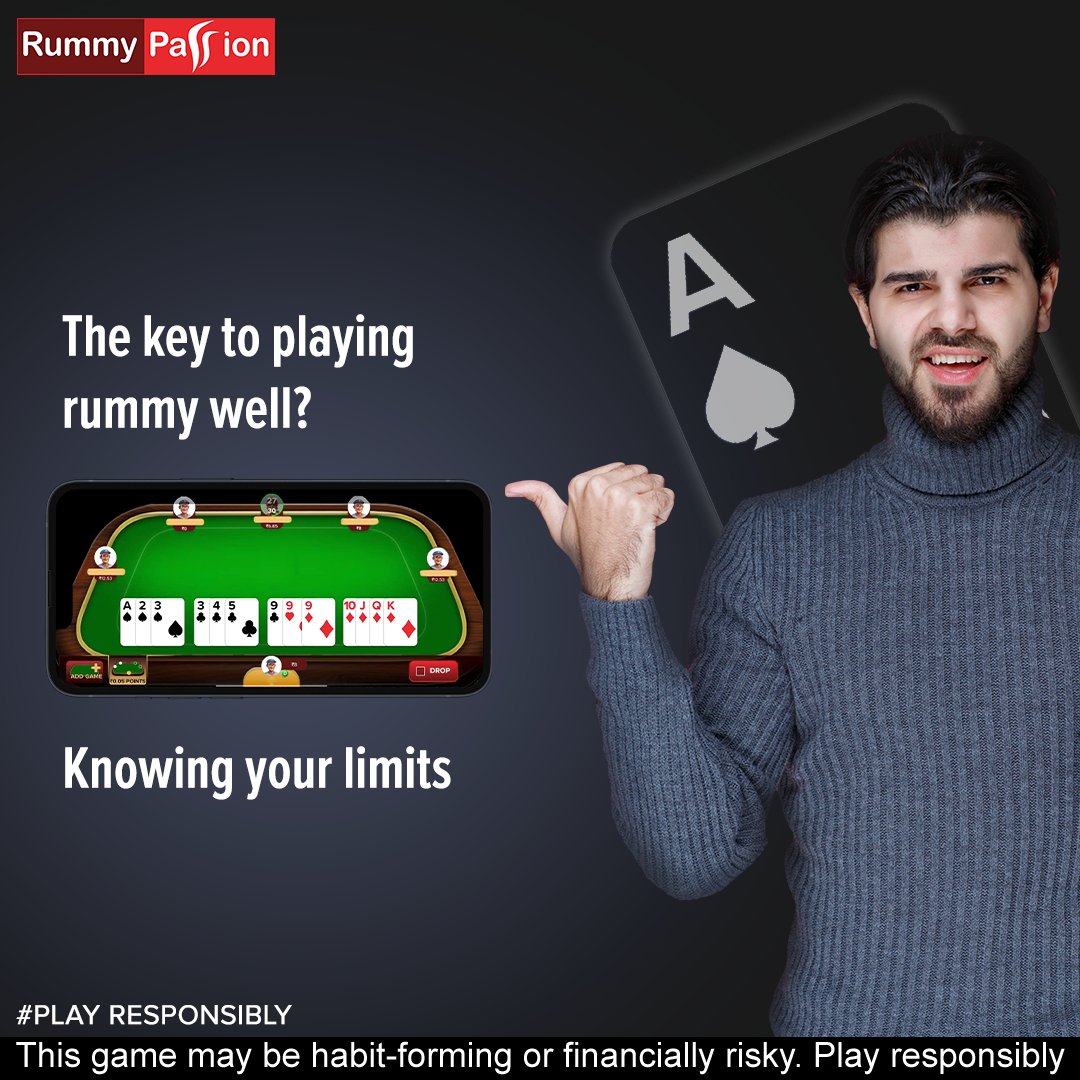 RummyGyan's tweet photo. Setting personal boundaries is essential to responsible gaming. Know your limits, &amp; keep the fun alive. Play Responsibly!

#OnlineRummy #PassionSeKhel #RummyCardGames #RummyApp #ClassicRummy #IndianRummy #RummyGame https://t.co/PLzHl7lWJy