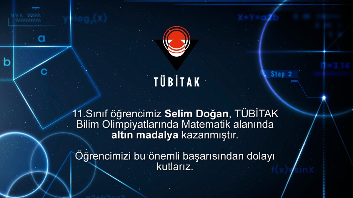 TÜBİTAK 2. Aşama Matematik Olimpiyatlarında Altın Madalya Kazandık.

gsl.gsu.edu.tr/haberler/tubit…