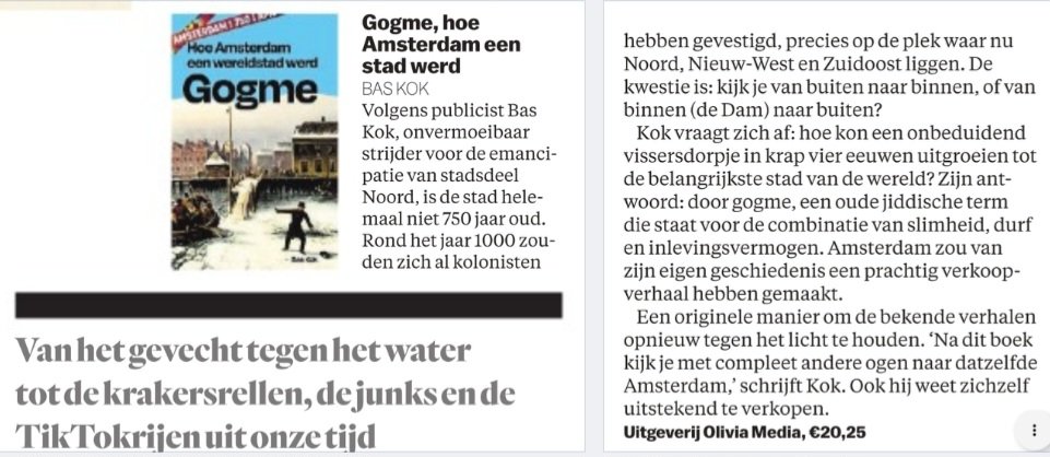Fijne recensie van GOGME van <a href="/marcelwiegman/">Marcel Wiegman</a> in Parool! <a href="/Iamsterdam/">I amsterdam</a>