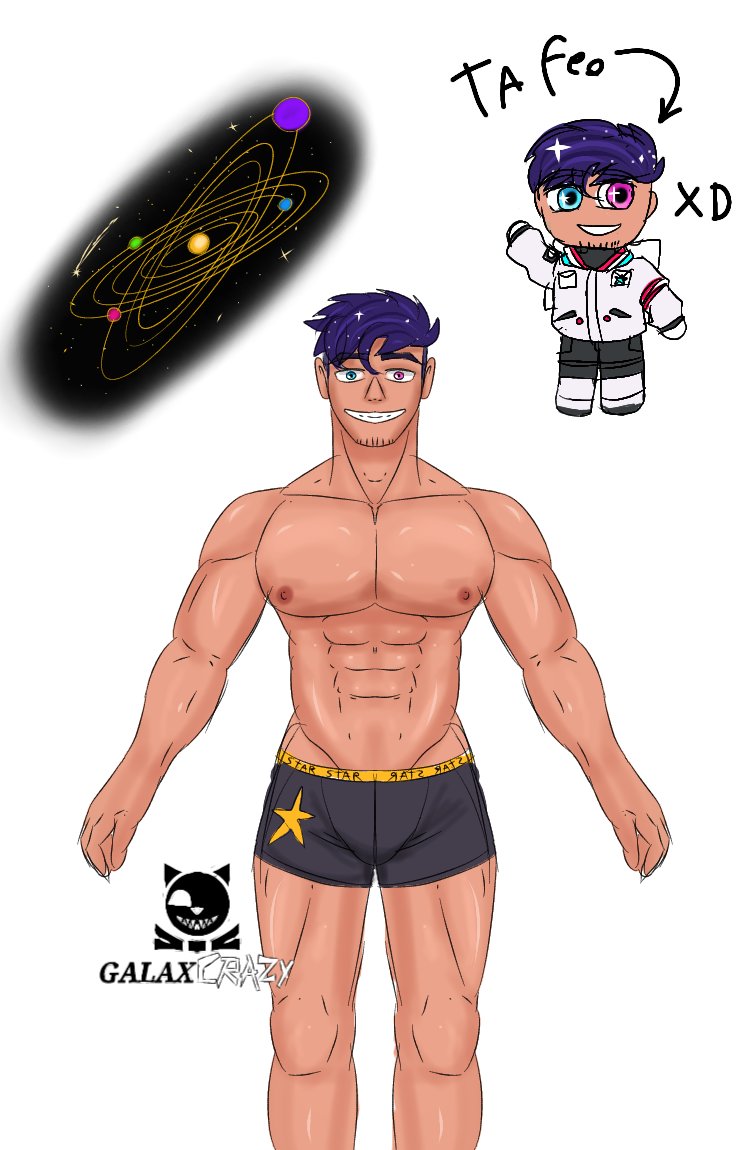 Versión sin ropa por qué me gustó la anatomía obvio le haré NSFW una que otra vez 😳
#NSFW #BARA #yaoi #Avatar