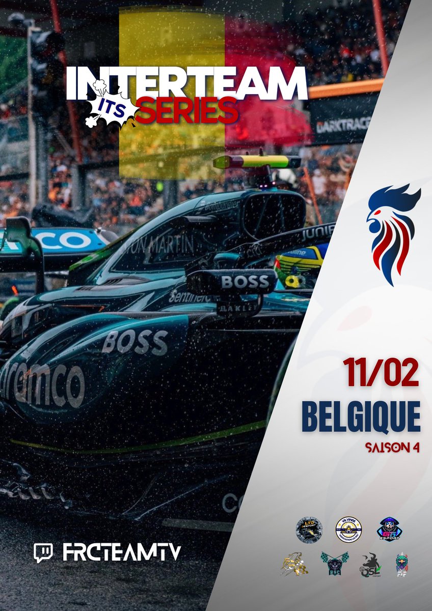 French Racing Championship (@frracingch) on Twitter photo Interteam Series 🇧🇪
Ce soir, place à la 5ᵉ manche de la compétition sur le mythique circuit de Spa-Francorchamps !
Doublé de la <a href="/GranTrack10/">Gran Track 10</a> la semaine dernière, parviendront-ils à réitérer leur exploit ? Réponse à 21h ! 🏎️💨 Interteam Series 🇧🇪
Ce soir, place à la 5ᵉ manche de la compétition sur le mythique circuit de Spa-Francorchamps !
Doublé de la <a href="/GranTrack10/">Gran Track 10</a> la semaine dernière, parviendront-ils à réitérer leur exploit ? Réponse à 21h ! 🏎️💨