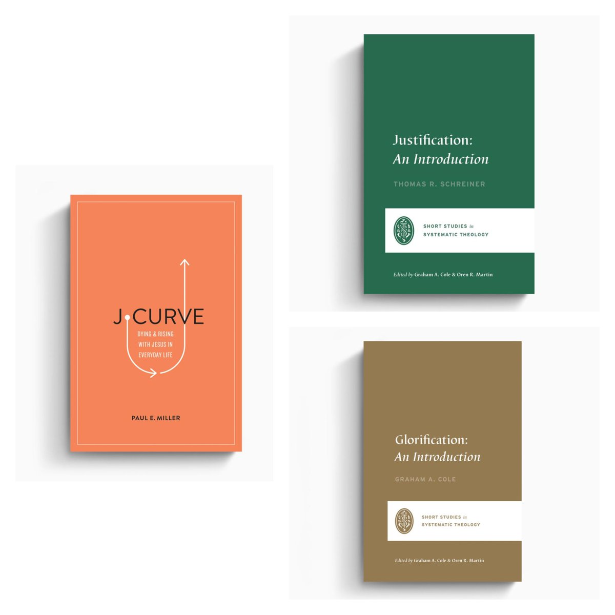 EkklesiaAfrika's tweet photo. At the workshop on Saturday we will be selling copies of the J-Curve book by Paul Miller. As a one time offer, each book will come with a two free books:
Justification by Tom Schreiner &amp; Glorification by Graham Cole.  (Limited copies)

Book your slot! https://t.co/SAiRtcFvSu