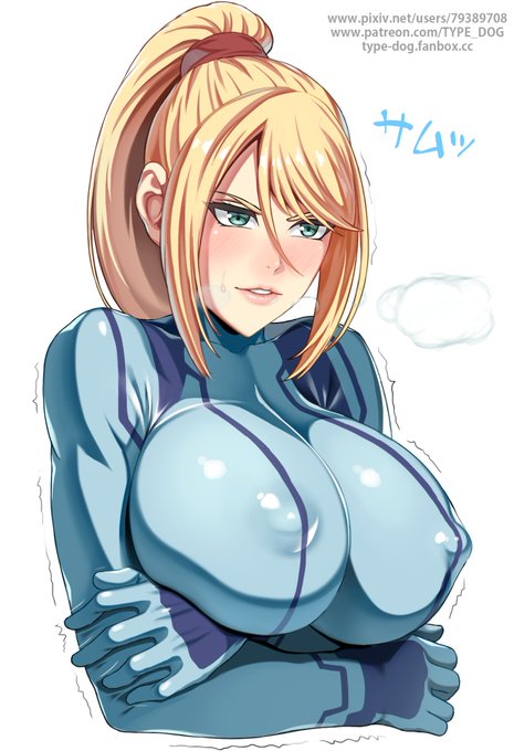 おっぱいをちょっと修正して再アップ。
サムス・アラン。Samus Aran 