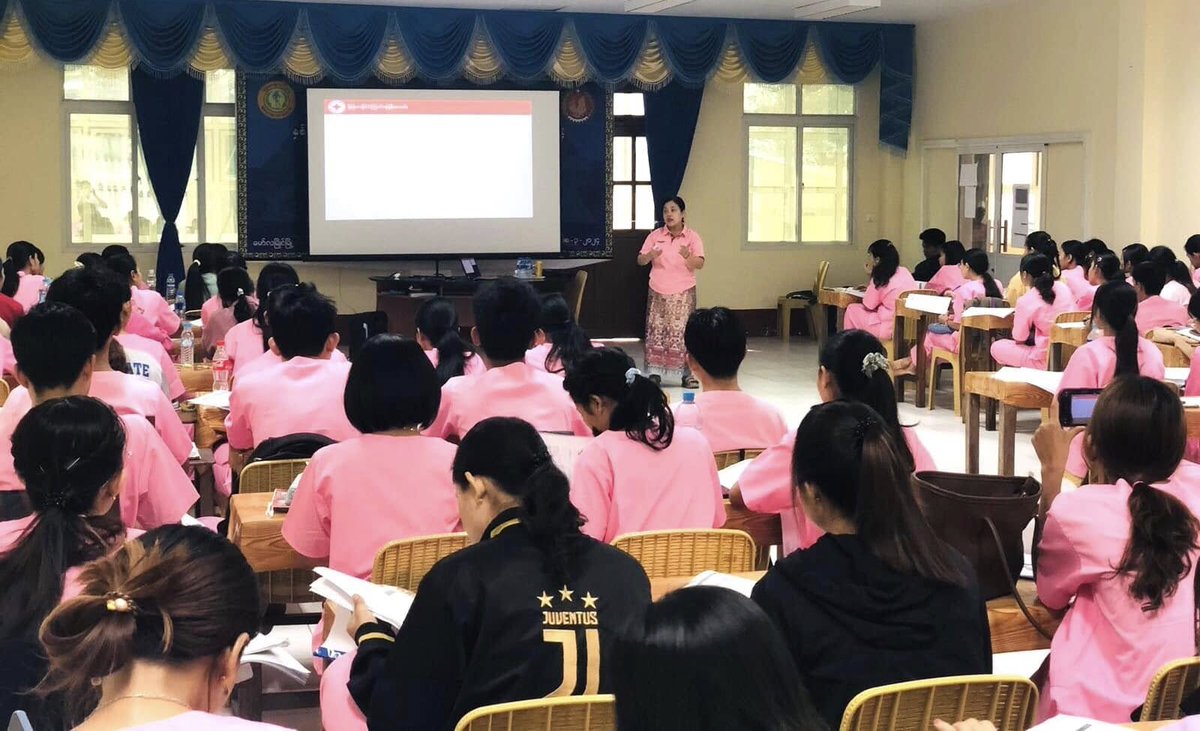 MyanmarRedCross's tweet photo. Empowering health leaders! 🚑✨ The #Mon State Public Health Department's 4th #HealthOfficers' Training Course, led by #RedCross trainers from Jan 30 to Feb 5, equipped 78 participants with essential skills to serve their communities. https://t.co/1UMK7p6zJB