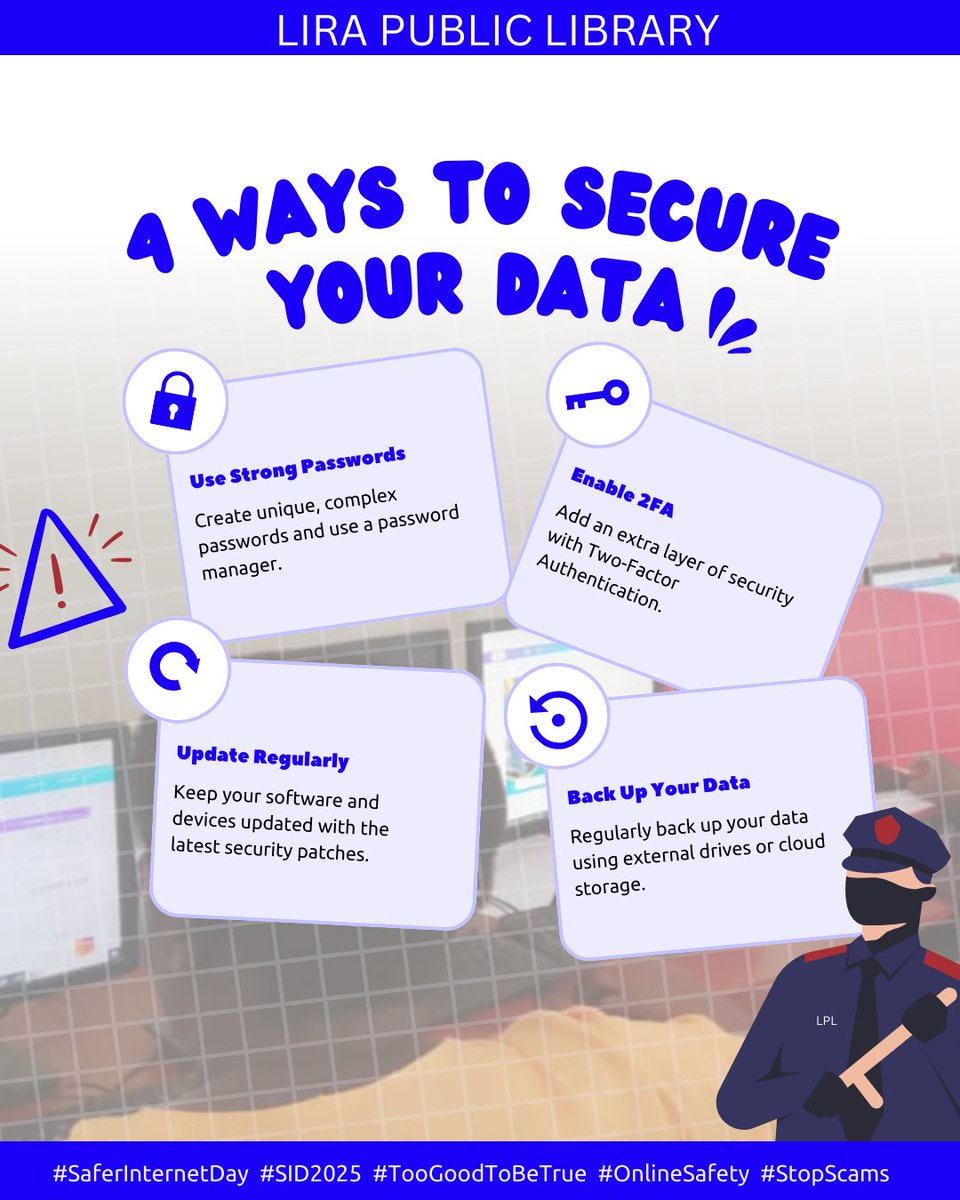 On this Internet Safety Day 2025, let's all make a commitment to safeguard ourselves and others in the digital world. Here are some important tips to remember   #SaferInternetDay #SID2025 #TooGoodToBeTrue #OnlineSafety #StopScams