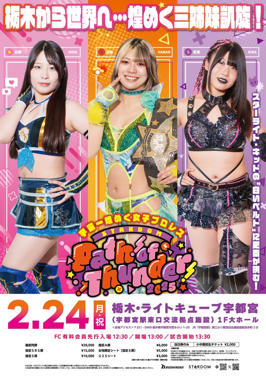 スターダム STARDOM 2023年 ひめか引退興行 VIP特典 限定ポスター ジュリア スターダム WWE STARDOM VIP席特典直筆サイン入りポスター