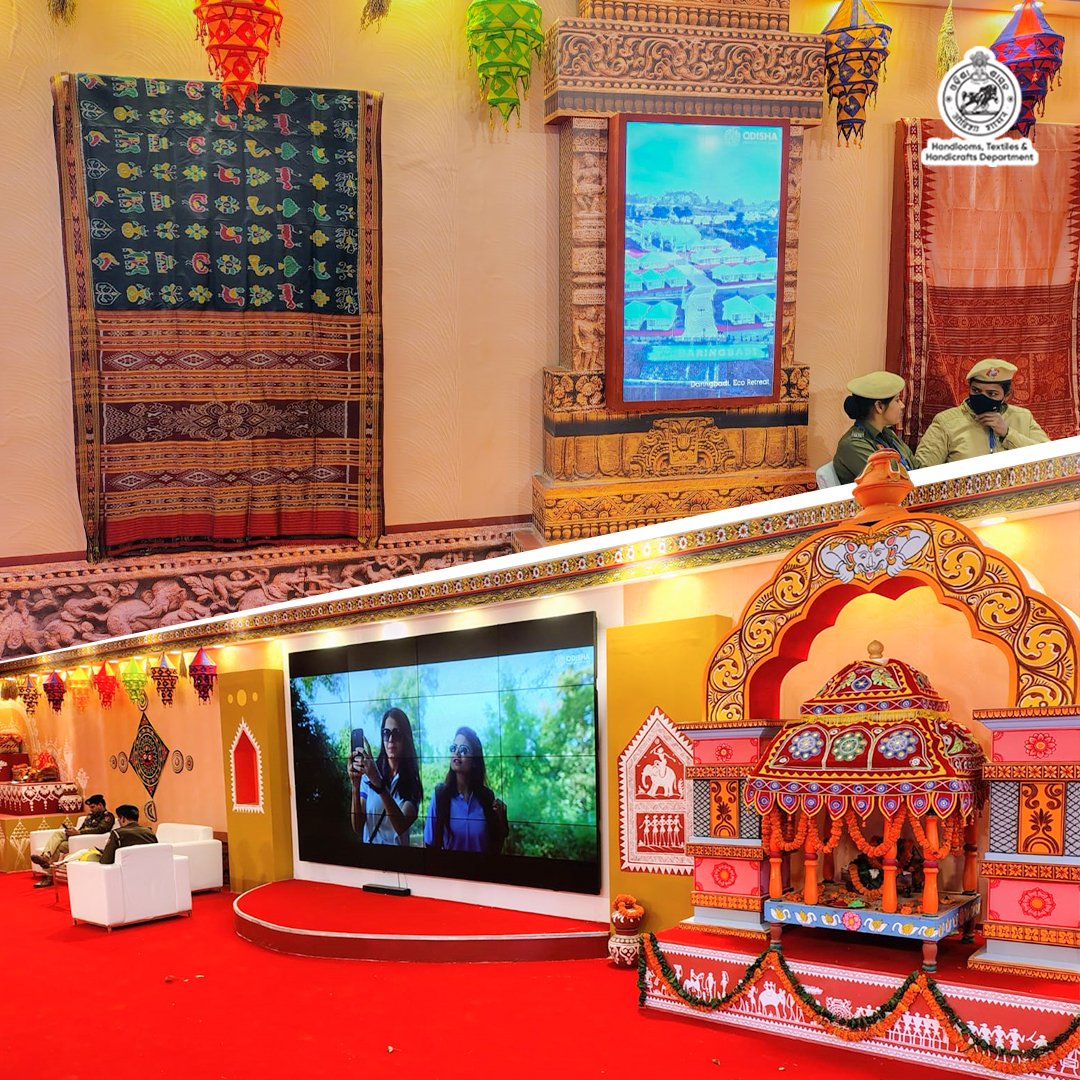 HTH_Odisha's tweet photo. Odisha is proudly taking center stage as the Theme State at the 38th Surajkund International Crafts Mela 2025, held in Haryana. The theme pavilion offers an immersive experience, blending the State’s tourism attractions with an exquisite display of its artisanal excellence

Come and immerse yourself in the vibrant culture of Odisha with exquisite handicraft and handloom products, live demonstrations and interactive displays. Join us from Feb 7-23, 2025 at #Odisha Pavilion

#SurajkundInternationalCraftsMela2025 #OdishaAtSurajkund #SurajkundMela 

@DhciOdisha @TexMinIndia @HEPC_India @epchindia @IPR_Odisha @HaryanaTourism