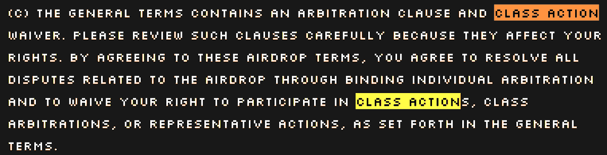 Btw <a href="/moroz_119/">https://moroz.art</a>, here the foundation's response to your request for an explanation 🤣. Sorry brother, you and many others deserved better. You're waiving your right to have any claim over the eligibility criteria if you accept your social airdrop today.