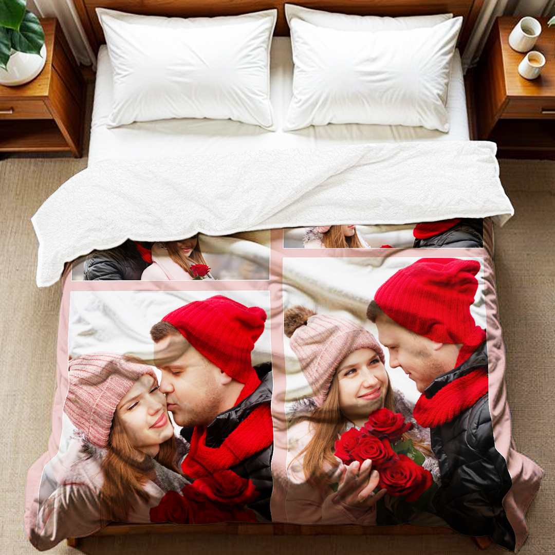 CanvasChampAU's tweet photo. Wrap your love in warmth this Valentine's! ❤️ Create a custom photo blanket &amp; cherish your memories forever. 🥰 Perfect cozy gift!

🛍️ Order now 👉https://t.co/pxaw73qAxa

#ValentinesDay #CustomBlanket #GiftOfLove #CanvasChamp https://t.co/EeRWQqRxdD