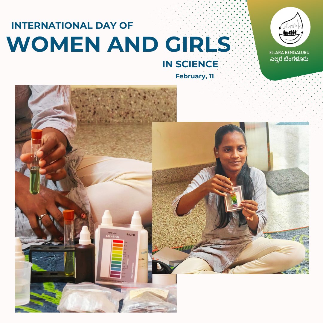 EllaraBengaluru's tweet image. On February 11, the International Day of Women and Girls in Science, we recognize the power of women-led research, innovation, and problem-solving in shaping a better world.
#WomenInScience #EllaraBengaluru #InclusiveUrbanDevelopment #InternationalDayofWomenandGirlsinScience