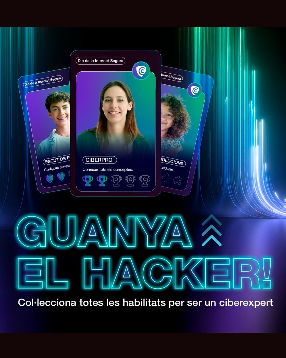 Amb motiu del Dia de la Internet Segura, posem a la vostra disposició diversos recursos didàctics per treballar la seguretat digital a l’aula. Consulteu-los aquí 👇

📅 11 de febrer

🔗xtec.gencat.cat/ca/recursos/te…

#AlsCentres