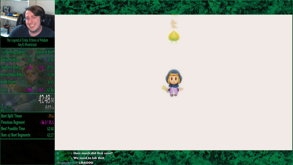 classic WR starts as a no reset, because i couldn't get TP off the ground today????  

AND i despawned 4/6 ganons in a subphase on null phase 3??? new tech mid run???  

insane. absolutely insane. i'm fine with leaving this as is for a while