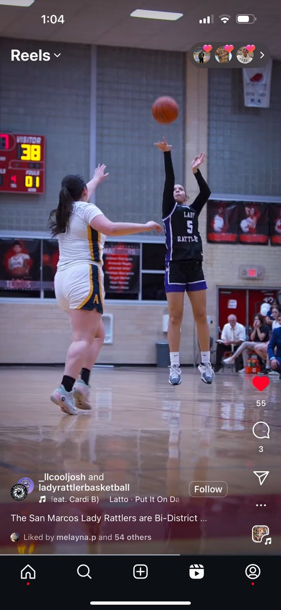 In my K. Perkins Voice: “ A 20 Piece biscuit” by my baby girl to help the Lady Rattlers get the “W” in playoff game #1👏🏽👏🏽👏🏽👏🏽❤️🏀