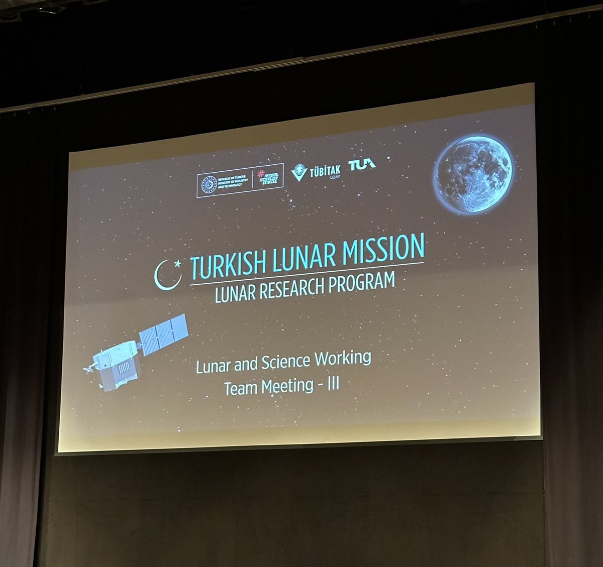 III. Lunar and Science Working Team Meeting
Excited to be with magnificent minds
🌗🇹🇷🚀