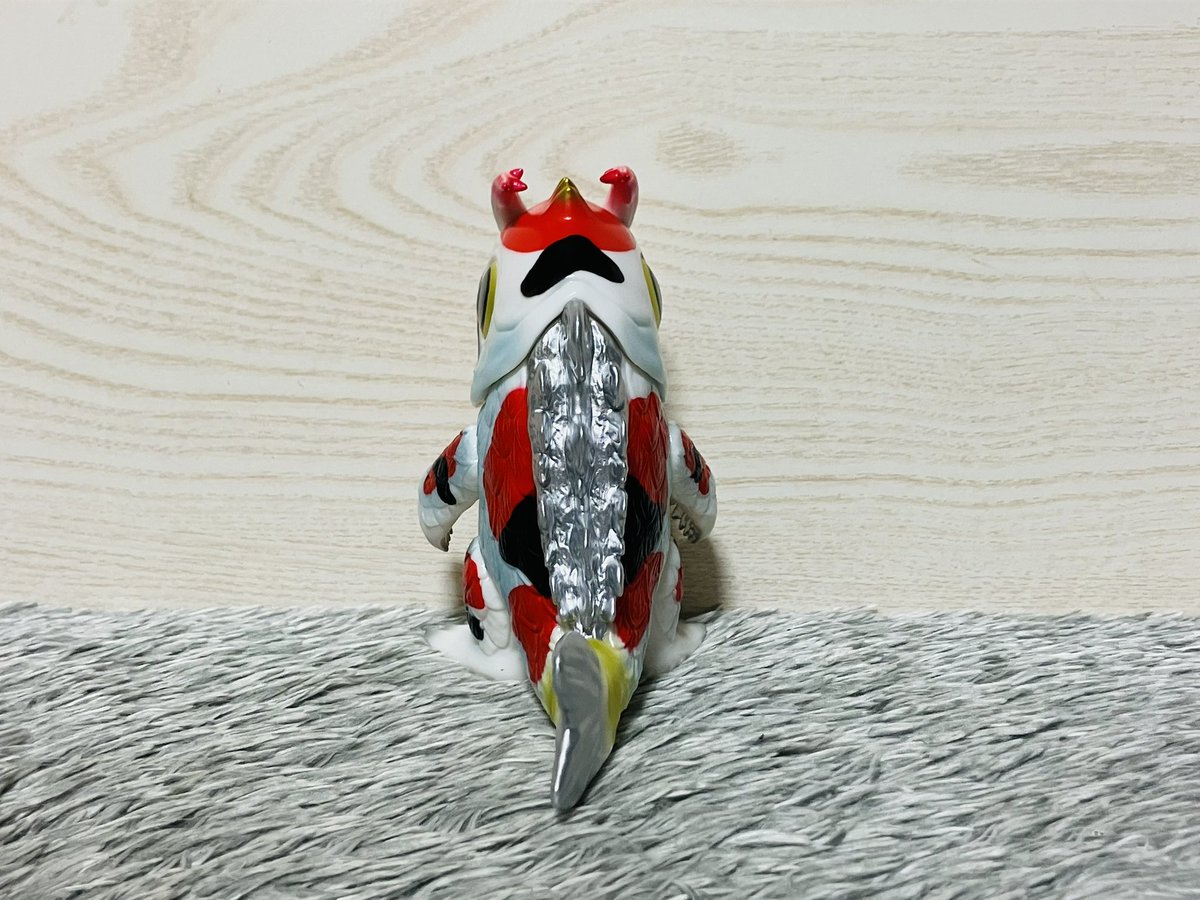 Bird Arkさんより「ノボロウ」です。 ソフビ魚人軍の幹部です。三色の