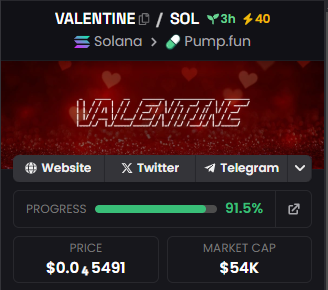 Gamble $VALENTINE on
<a href="/solana/">Solana</a>
CA: 3fLLJDnSRZsvut8rXLFCYQp4HKapQmyYwmDEa2Zhpump
