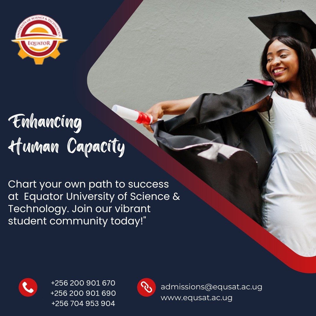 Equsat_Ug's tweet photo. Plan your future with confidence at Equator University! Our comprehensive academic advising, personalized mentorship, and career services will guide you every step of the way. Get the support you need to achieve your goals. Apply today!
#EquatorUniversity #AcademicSupport https://t.co/VTaT9UJhDi
