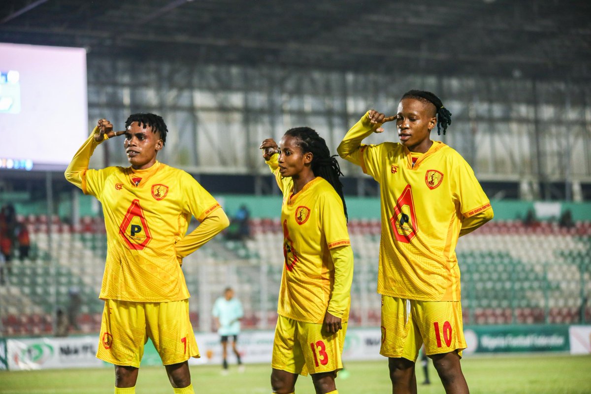 TheNWFL's tweet photo. π¨MATCHDAY 5 UPDATE β½οΈπ₯
Edo Queens FC vs. Nasarawa Amazons earlier fixed for 4 PM will now kick off at 6 PM in Benin City ποΈ due to a scheduling clash with the NPFL fixture between Bendel Insurance and Enyimba Intβl FC.
#NWFL25 #WomenFootballRising #NWFLPremiership25 #EDONAS https://t.co/JsDtTqbiQc