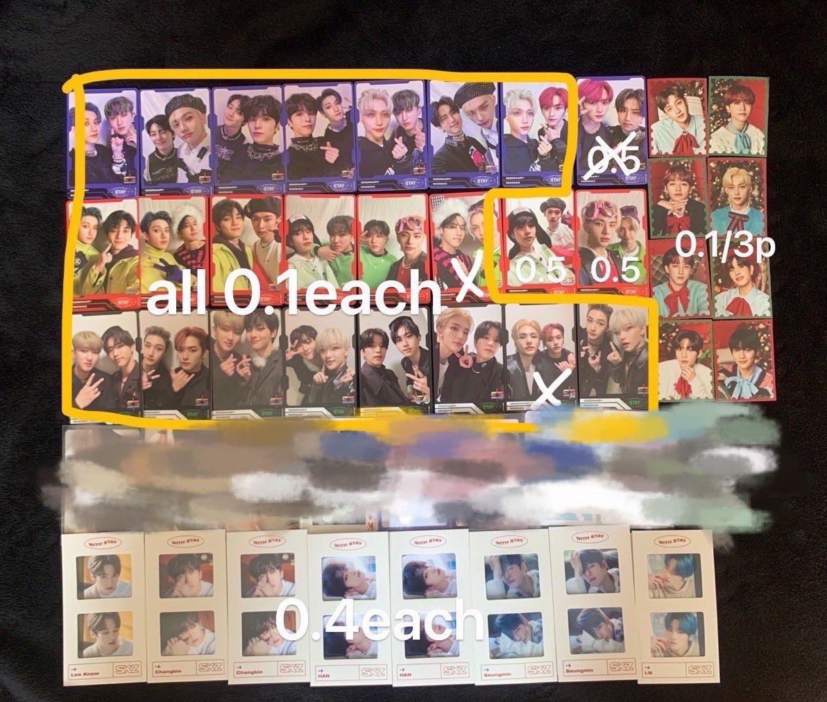 SaleSkz's tweet photo. WTS
Stray Kids 포카  スキズ 
⭕Kr bank⭕Paypal ⭕️Wise⭕️Alipay
1.0⬆️ trade
Ship ww 0.6(tracked)/Korean address 0.18
BangChan  Leeknow Changbin Hyunjin  Jisung  Felix  Seungmin I.N
➡️DM
스키즈 방찬 리노 서창빈 황현진 한 필릭스 김승민 아이엔 포카 Stray Kids 양도 스트레이키즈 양도 https://t.co/LfBgmOixaz