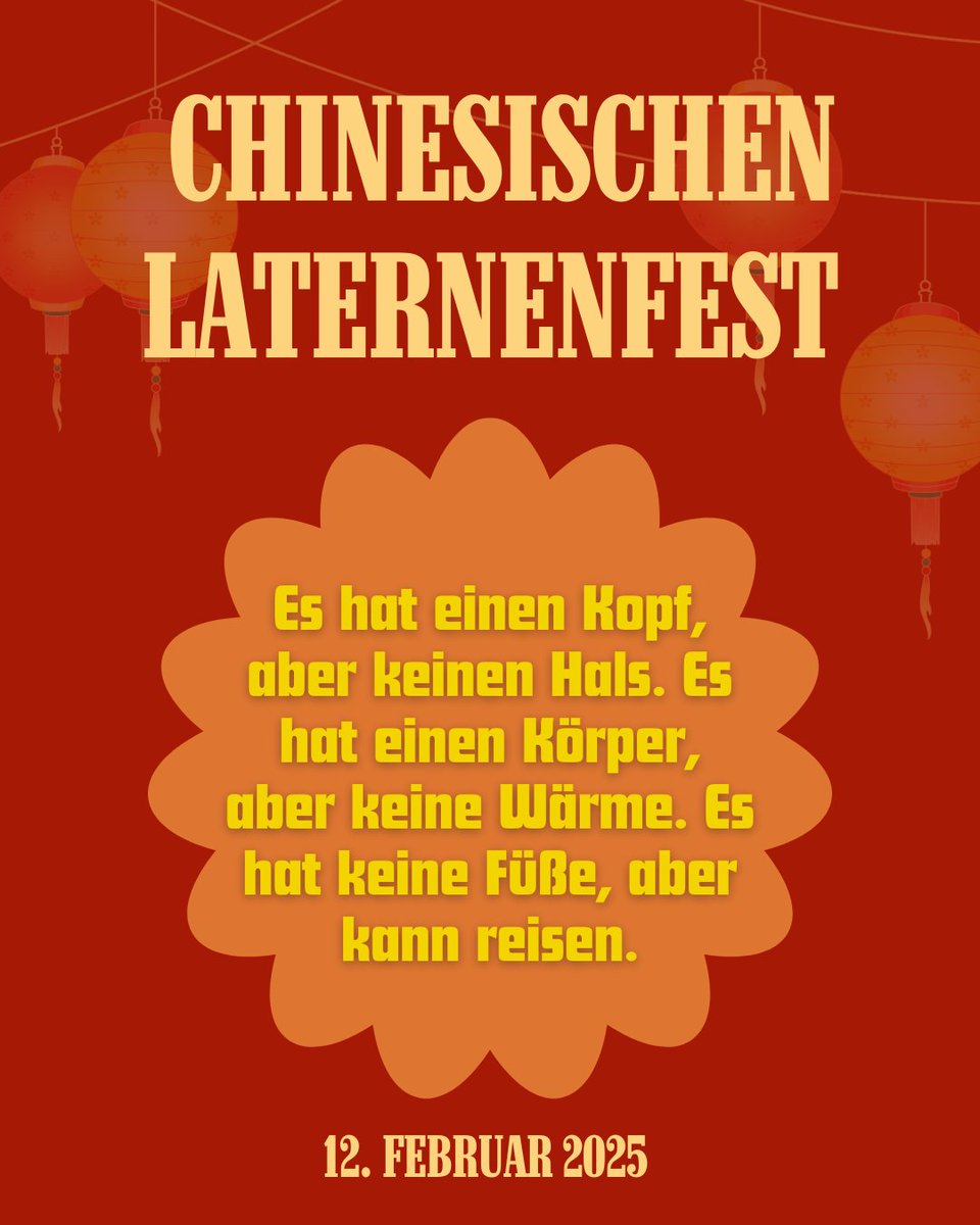 iChongqing_de's tweet image. Rätselraten ist eine klassische Aktivität der chinesischen Tradition während Chinesischen Laternenfest, voller Weisheit und Spaß. Jedes Rätsel ist wie ein kleiner Schatz, der darauf wartet, entdeckt zu werden. Teile deine Antworten in den Kommentaren.✨
#laternenfest #playagame