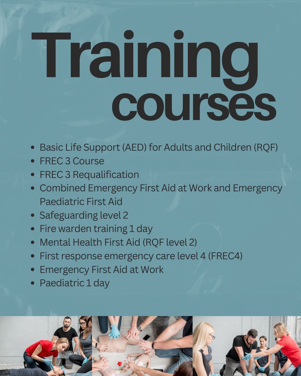 From Workplace &amp; Emergency First Aid to Mental Health &amp; Fire Warden Training, Proparamedics has you covered! 
📍 Accredited courses for all levels
📍 Beginner to professional training 
📍 Be prepared for any emergency!
🌐 Find your course: proparamedics.com
📞 028 9023 2373
