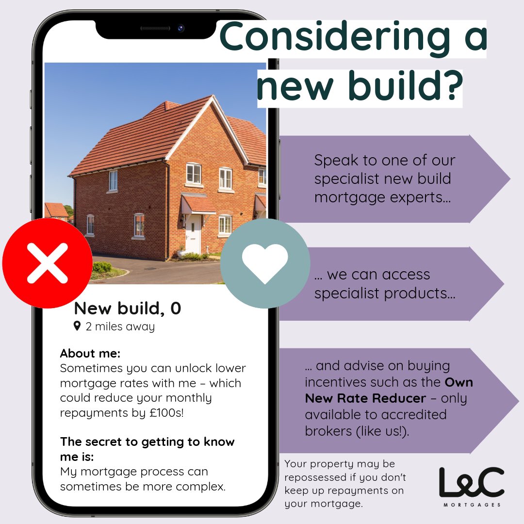 Will you swipe left or right on a new build home? 🏡💘 Let us be your mortgage matchmaker. Get started: bit.ly/4hror4S

#FeeFreeAdvice #MortgageBroker #NewBuildMortgage #NewBuildProperty #MortgageMatch