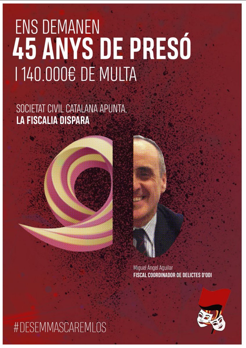 ⚠️Ajornat el judici a 18 antifeixistes acusats de sabotejar un acte de Societat Civil Catalana

El jutge pregunta a les parts si escau l'amnistia i agenda el judici al maig de 2026, a 8 anys dels fets! ➡️Una duríssima #PenaDeBanqueta 😱

📲Més info:
alerta.cat/ajornat-un-any…