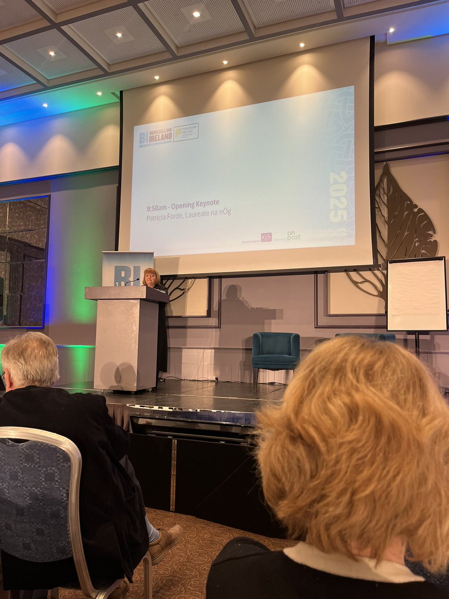 Publishing Ireland (@publishingirl) on Twitter photo Day Two of the Irish Book Trade Conference 2025 is underway! This year’s keynote speaker is the wonderful Patricia Forde <a href="/PForde123/">Patricia Forde</a> <a href="/LaureatenanOg/">Laureate na nÓg</a> <a href="/KidsBooksIrel/">Children's Books Ireland</a> <a href="/booksellingirel/">Bookselling Ireland</a> Day Two of the Irish Book Trade Conference 2025 is underway! This year’s keynote speaker is the wonderful Patricia Forde <a href="/PForde123/">Patricia Forde</a> <a href="/LaureatenanOg/">Laureate na nÓg</a> <a href="/KidsBooksIrel/">Children's Books Ireland</a> <a href="/booksellingirel/">Bookselling Ireland</a>