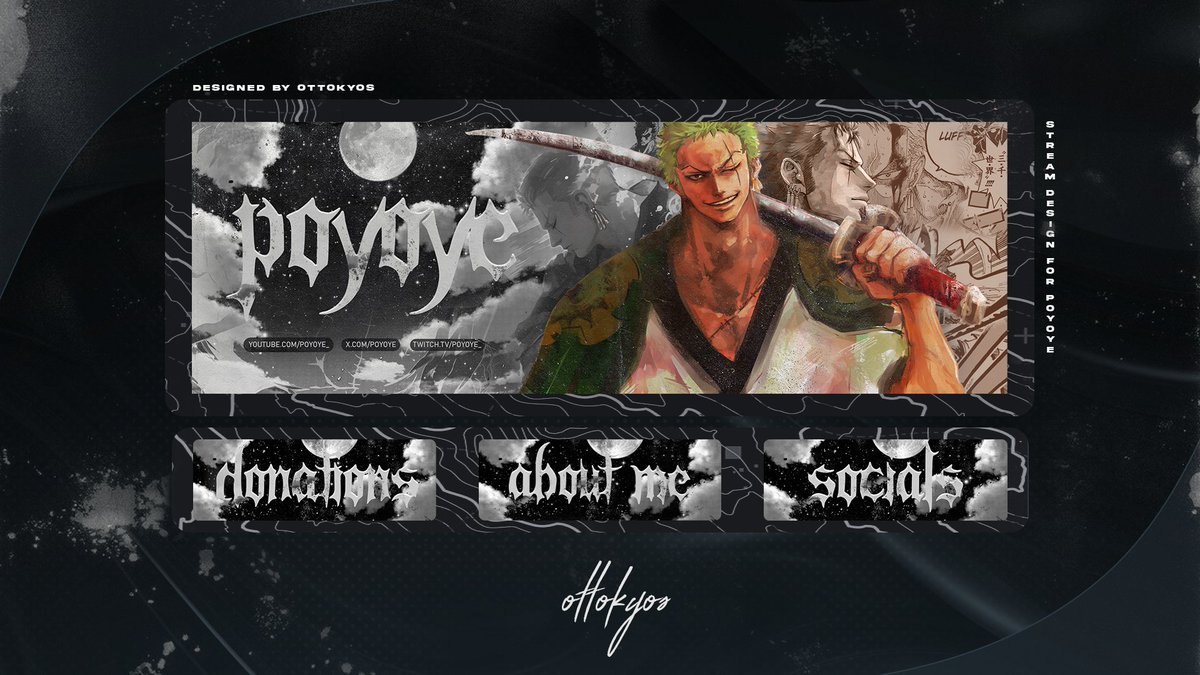 Ottokyos's tweet photo. New Stream Designs For @Poyoye ! ⚡️ First Design Back ~ 2025 ✨ https://t.co/SGxrEtXde8