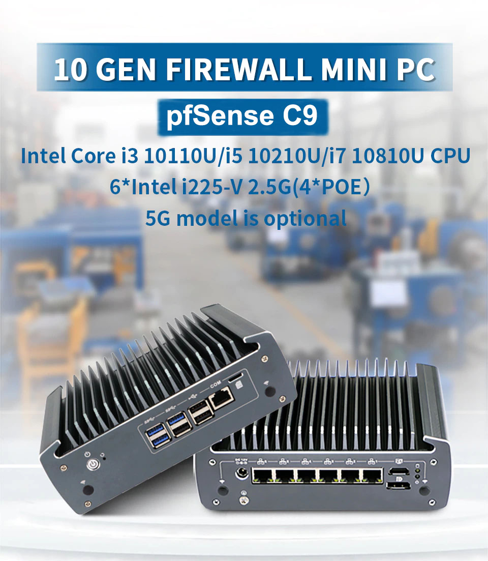 inctelpc's tweet photo. 🚀 Introducing the 10th Gen 6 LAN Mini Firewall PC! 🔥
💻 Powered by Intel 10th Gen Core i3/i5/i7
🔌 6* Intel i226-V 2.5G ports (4* POE)
📶 1* M.2 3052 B-key for 5G
🔧 3* M.2 slots for WiFi &amp; 4G/5G
💾 2* DDR4 RAM slots, up to 64GB
🔒 TPM 2.0 security encryption
#Firewall #MINIPC https://t.co/LeDQQMNjR5