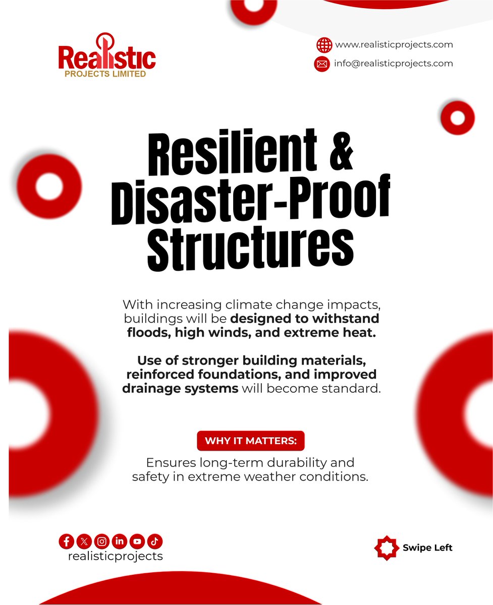 Realisticproj's tweet image. #SmartBuildings #RealisticProjects #SustainableLiving #BuildingForTheFuture #NigeriaConstructionTrends