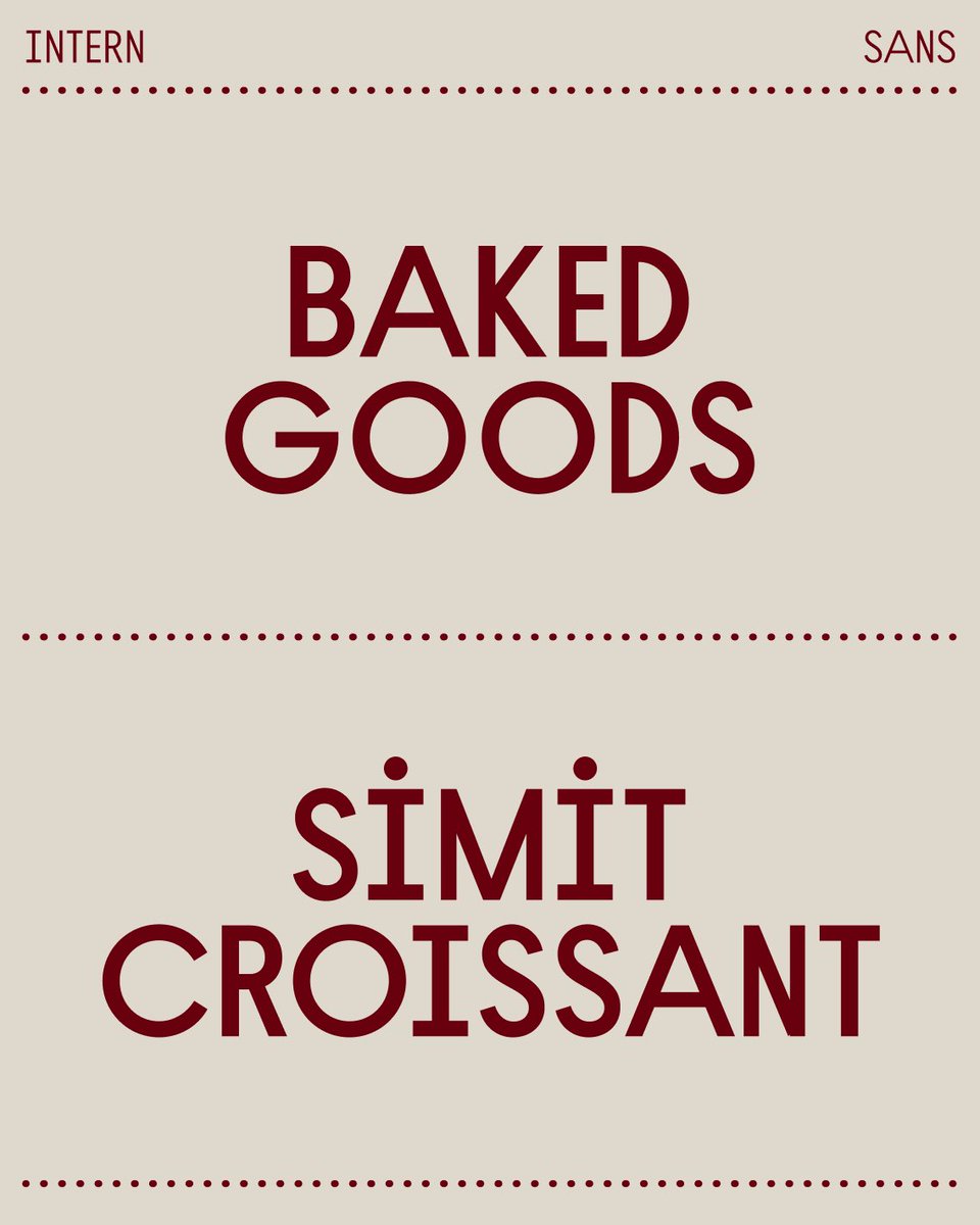 Intern Sans is our take on the geometric sans with proportions borrowed from roman capitals. Coming soon with the new black weight🥷