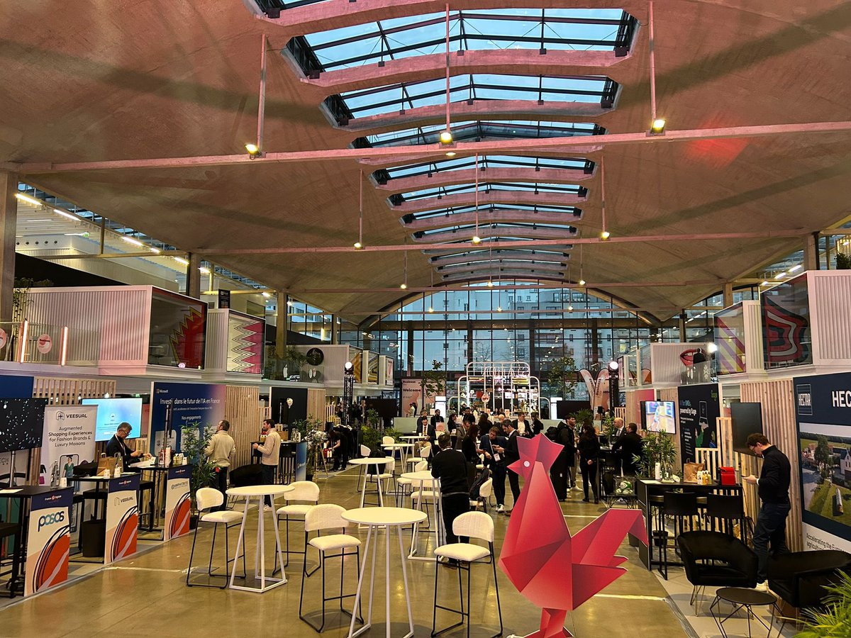 LaFrenchTech's tweet image. C’est le Jour J ! @Station F accueille aujourd’hui le #AIBusinessDay. Plus de 3 000 grands groupes, start-up, PME, investisseurs et acteurs publics sont attendus.

@Bpifrance @FranceDigitale @Numeum @StationF @DGEntreprises 

@EmmanuelMacron @Economie_Gouv @Eric_R_Lombard…