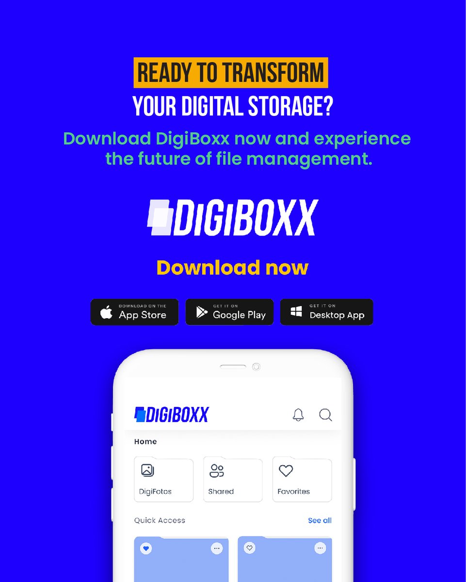 TheDigiboxx's tweet image. #IndianFileSharingApp #DigitalAssets #FileManagement #FreeCloudStorage #DataSimplified