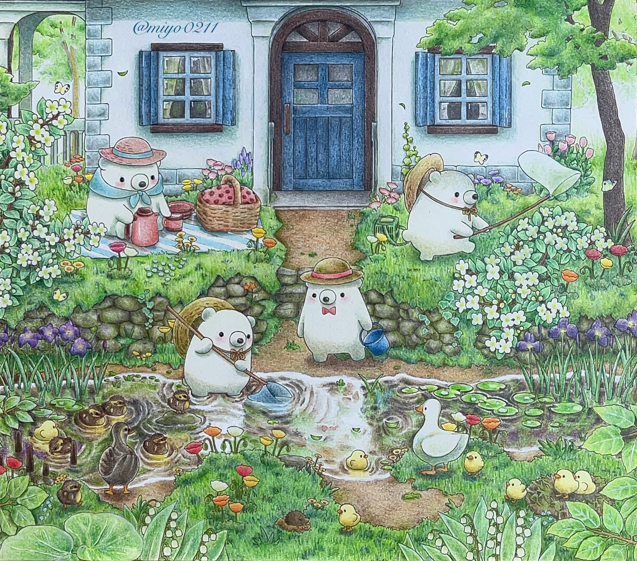 ちっぷ🐻‍❄塗り絵 (@stkumachip) / X