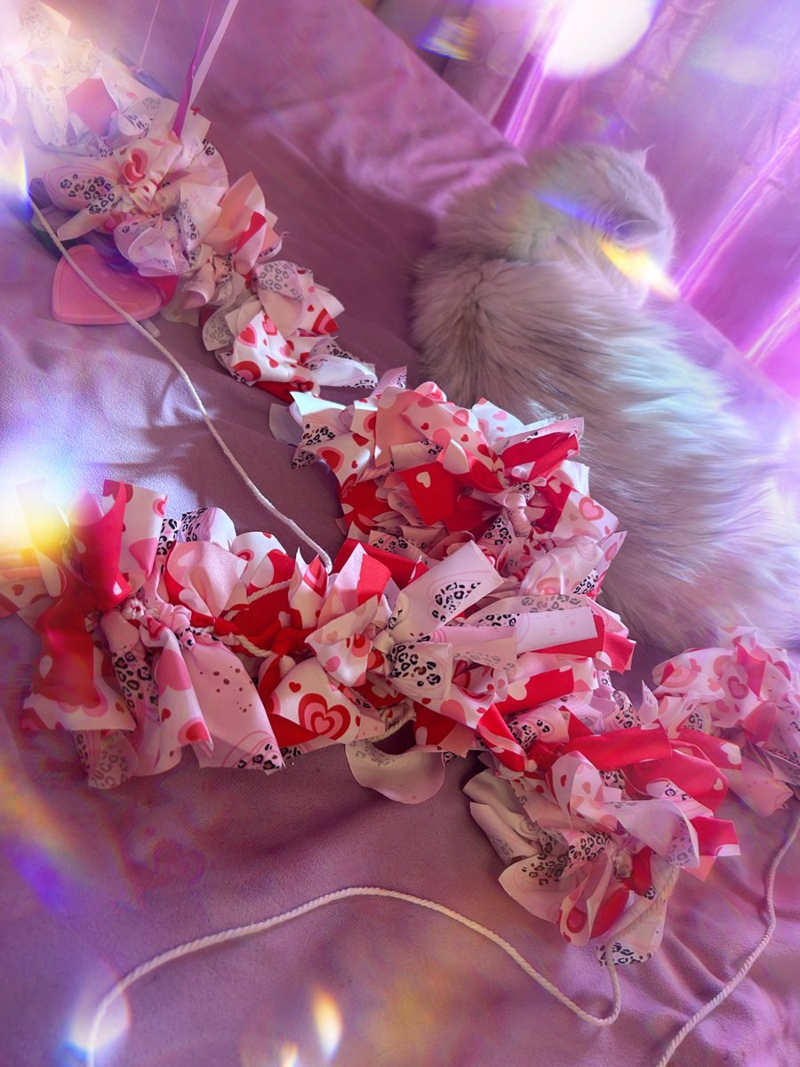 shihatuch's tweet photo. りんすちゃんと一緒にバレンタインの飾り付け💌🍫✨
かわいー！！！ https://t.co/jUS3pj6kdc