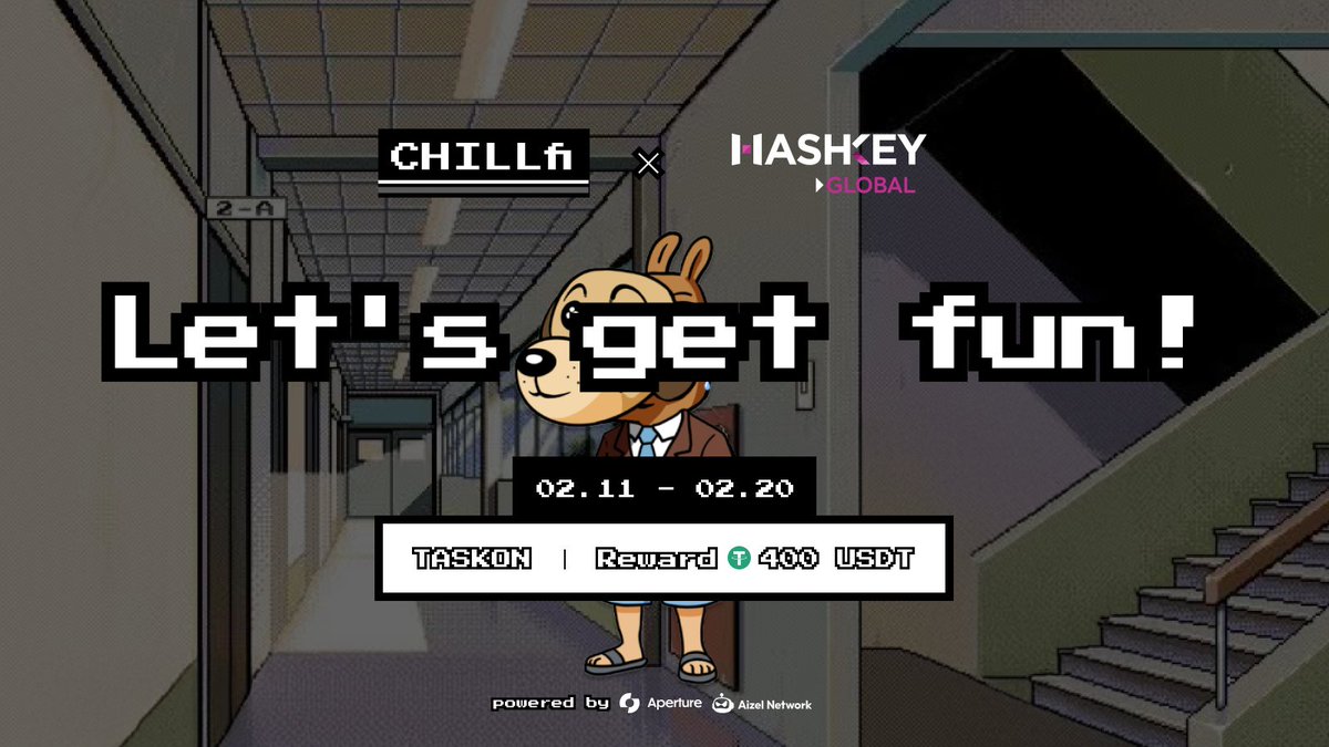 Chillfi (@chillfi_ai) on Twitter photo Le†'s get fun with <a href="/HashKey_Global/">HashKey Global</a> !
Enjoy your trip now: rewards.taskon.xyz/quest/73708187 Le†'s get fun with <a href="/HashKey_Global/">HashKey Global</a> !
Enjoy your trip now: rewards.taskon.xyz/quest/73708187