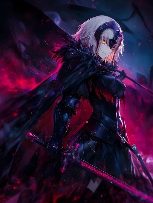 邪ンヌ        ジャンヌダルクオルタ(Jeanne d'Arc Alter)        #FGO #邪ンヌ 