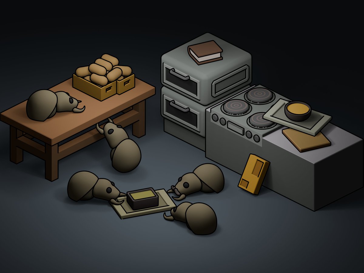 Johan785973's tweet image. Insect invasion in the kitchen
Don't forget to clean up after yourself
#RimWorld