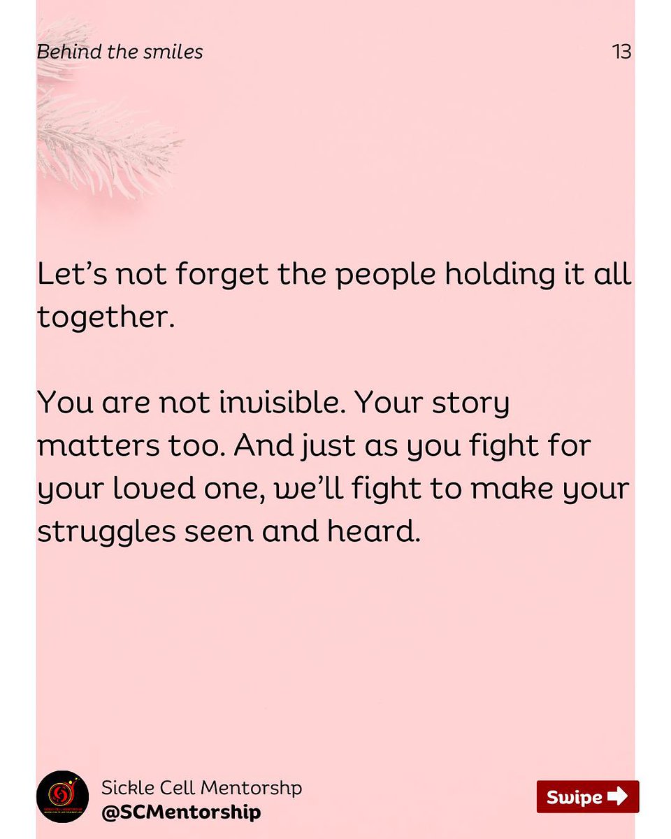SCAF_Nigeria's tweet image. Share this with anyone supporting a sickle cell warrior—let&apos;s build an even stronger community, together! ✨
scmentorship #supportsicklecell #scafnigeria #lovewithunderstanding #SickleCellWarrior #seasonoflove #youarenotalone #warriors

REPOST @scmentorship