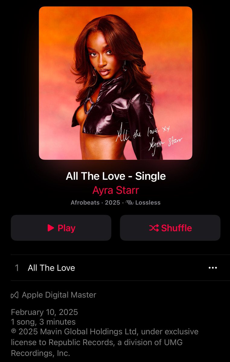 BoyWayUp's tweet photo. Whoever wrote this song is first-rated!🖋️🔥💐 @ayrastarr's #AllTheLove https://t.co/WdOSGJUjKq