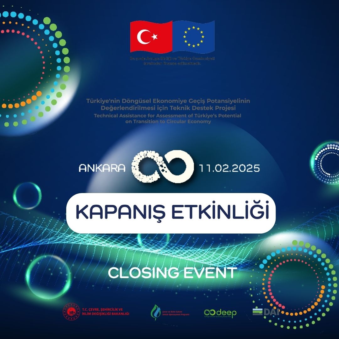 Bugün, Döngüsel Ekonomi Eylem Planı Projesi’nin kapanış etkinliği ile 3 yıl süren bu büyük yolculuğun finalini yapıyoruz! Birlikte öğrendiğimiz, dönüştürdüğümüz ve büyüdüğümüz bu süreçte emeği geçen herkese sonsuz teşekkürler.