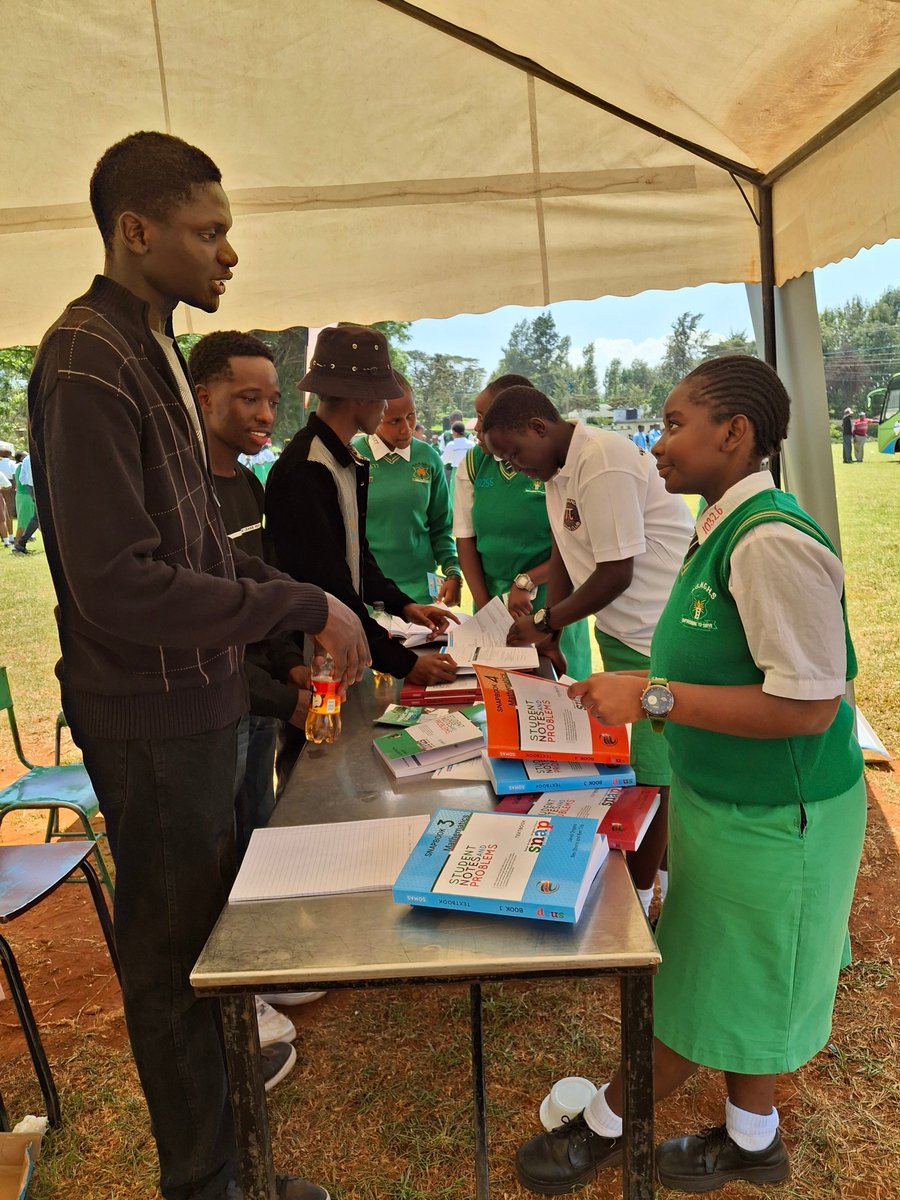 snapmathematics's tweet image. Inspiring day at Bishop Gatimu Gandu Girls Math Contest! Students from various schools celebrated math magic 🎉 as we showcased our innovative books 🤩📚. Congrats to the top performers 🏆—keep shining! ✨ #GirlsInSTEM #MathContest
