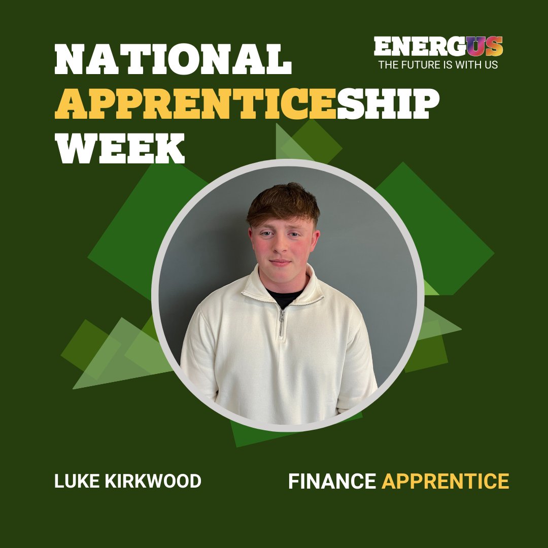 Energus_'s tweet photo. #ApprenticeSpotlight – Luke Kirkwood 👏

Luke is a Finance Apprentice at Energus, gaining hands-on experience while studying for his AAT Accounting Qualification. His role includes issuing PO’s, managing CRM sales invoices, internal audits, and more! 

#NAW25 #Apprenticeship https://t.co/qImcABcuE9